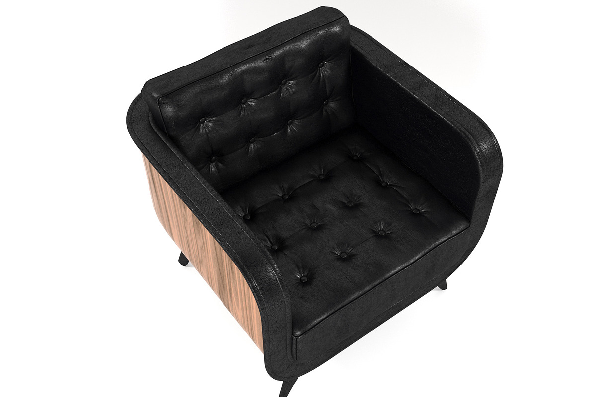Brando armchair, a Furniture 3D Model by inDahouze (Photo 9 of 10)