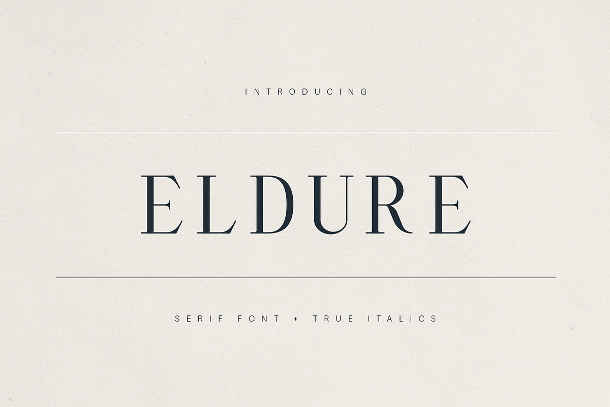 Eldure – Timeless Serif Font, a Serif Font by Only Fonts (Photo 1 of 11)