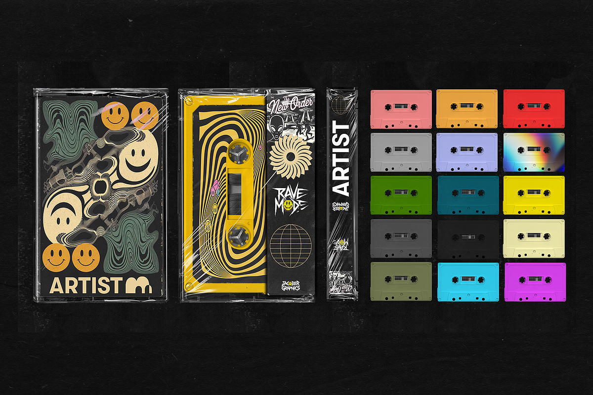 Music Package Mockups Bundle 40 PSDs, a Packaging Mockup by Jacober Design (Photo 59 of 60)