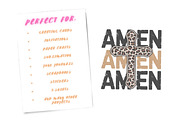 Amen Png, Christian Sublimation PNG,, an Illustration by Watercolor design (Thumbnail 3 of 6)