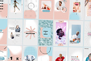 Instagram Templates | Canva & PS, a Social Media Template by BigWeek (Thumbnail 5 of 9)