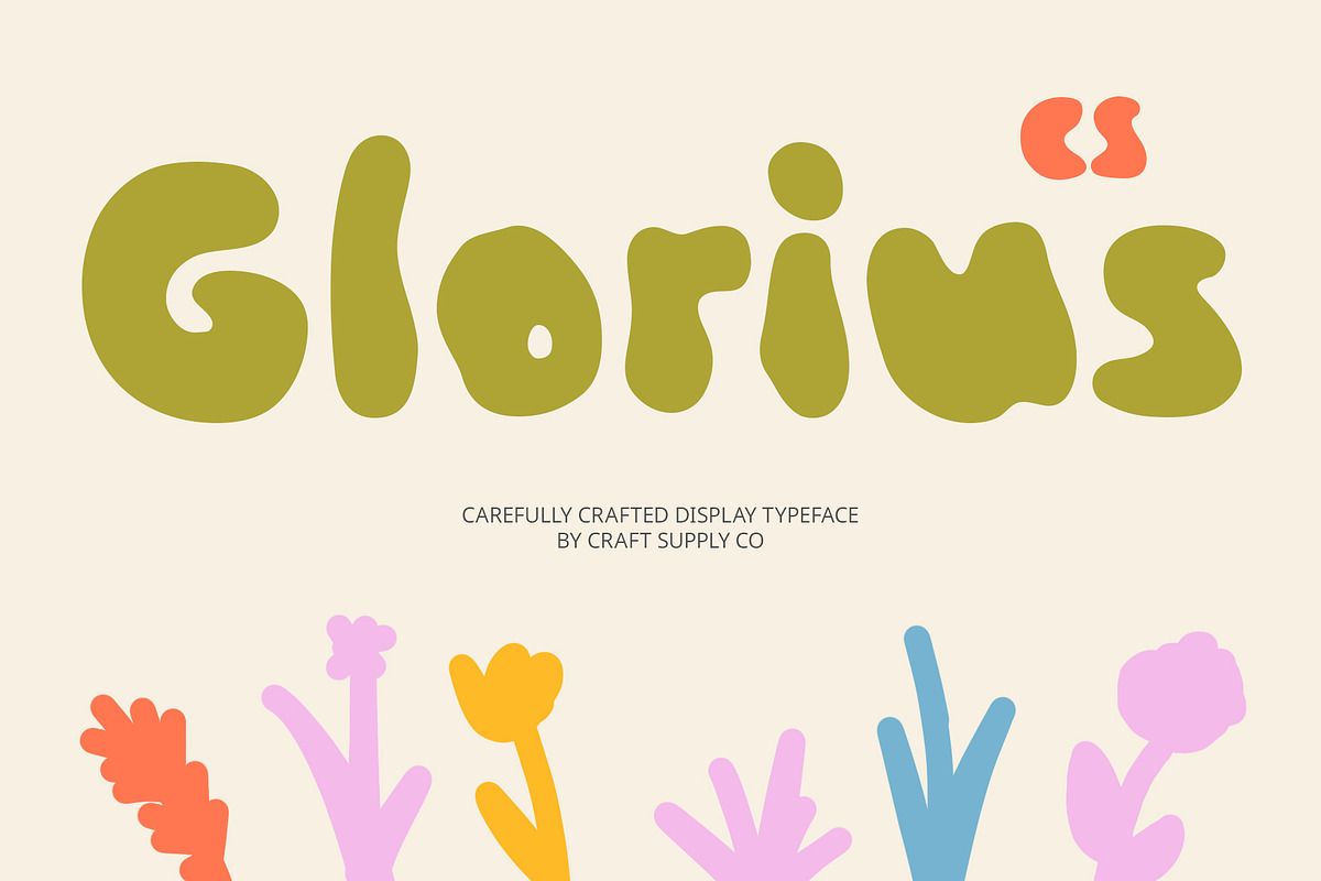 CS Glorius – Etchy Font, a Sans Serif Font by Craft Supply Co. (Photo 1 of 8)