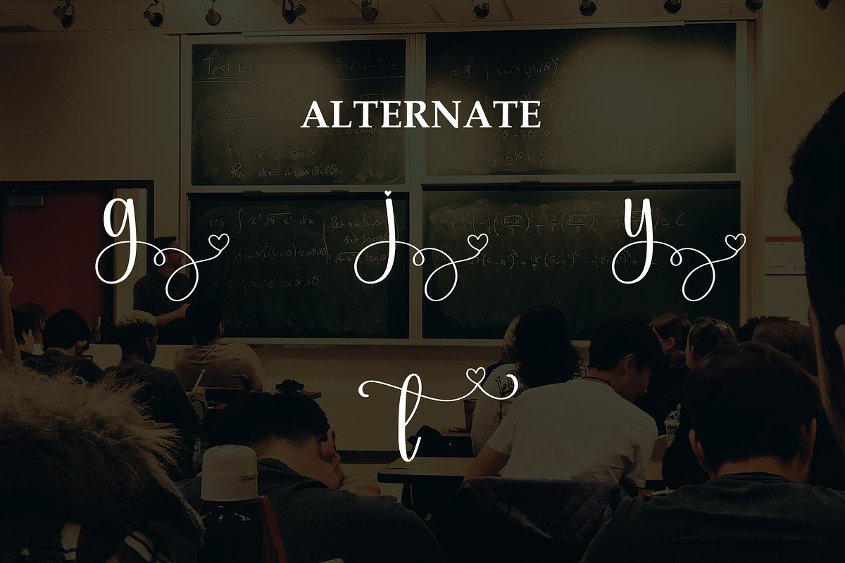 Vintage School | Script Font, a Handwritten Font by Scratchones (Photo 7 of 8)
