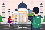 Map Navigation Vector Icons V2, a Duotone Icon by Jumbo Icons (Thumbnail 2 of 5)