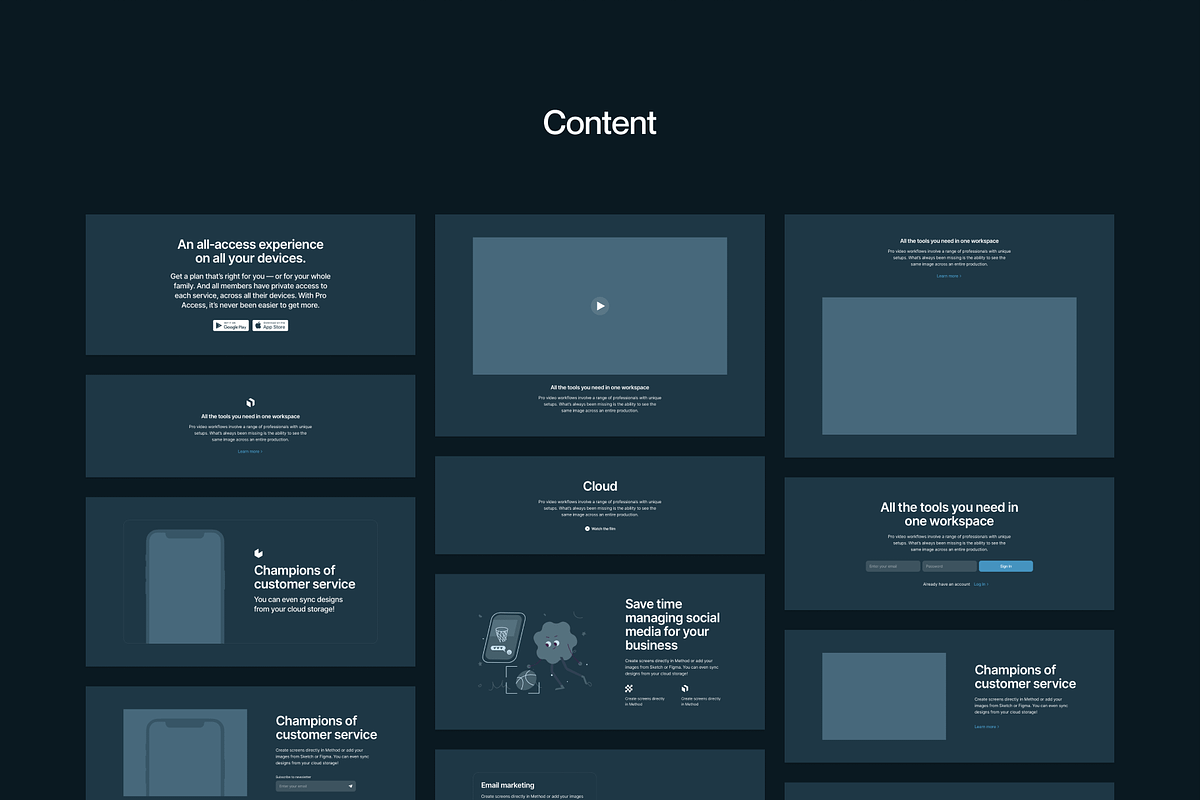 Blank Wireframe Kit, a Templates & Theme by Craftwork (Photo 10 of 11)