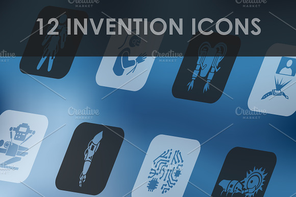 Set Of Invention Icons