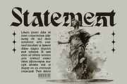 Emotional Restraint Font, a Blackletter Font by 177Studio (Thumbnail 6 of 8)