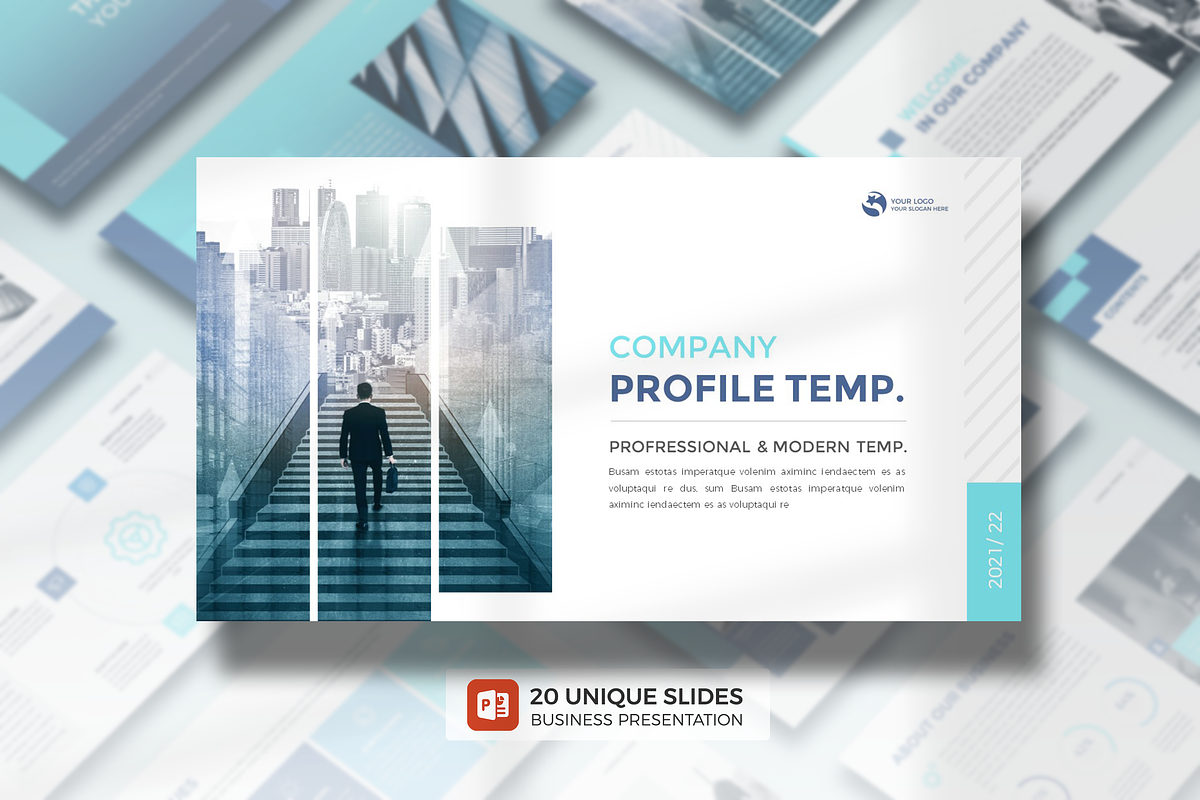 Business Profile | PPT, a Presentation Template by Template Zone (Photo 1 of 8)