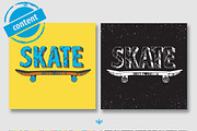 Roller skating, skateboarding, a Pattern Graphic by Yarko Malinova (Thumbnail 4 of 4)