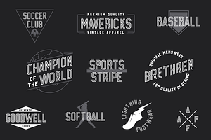 SPORTS STRIPE FONT