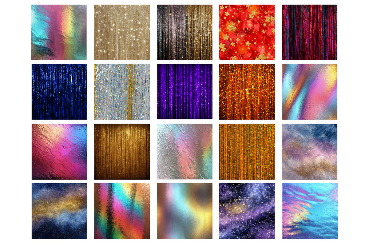 Disco Glitter Backgrounds Bundle, a Texture Illustration by InkyQueenArt (Photo 4 of 7)