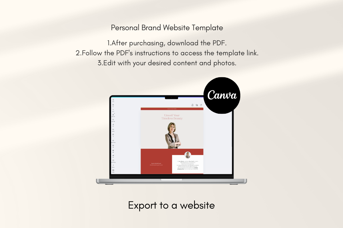 Bridal Stylist Digital Business Card, a Landing Page Template by batang (Photo 4 of 5)