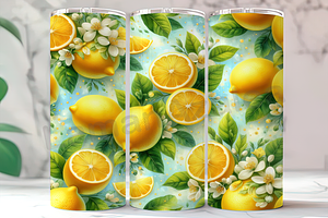 Amalfi Coast Lemon Tumbler, a Background Photo by LamanAzalea