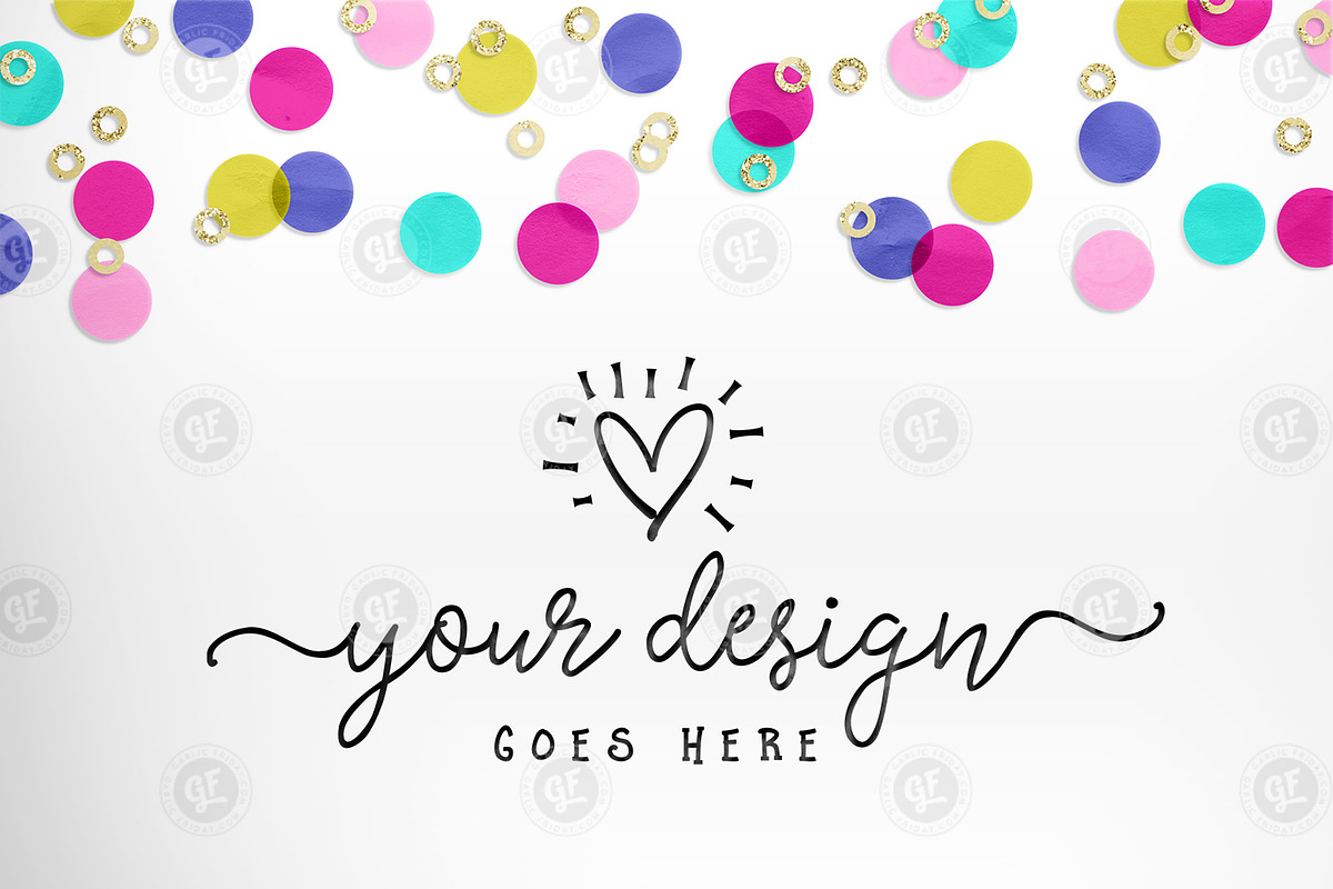 Giant Confetti Mockup Bundle, a Books & Magazine Mockup by Garlic Friday Design (Photo 18 of 18)