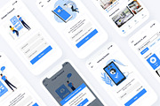 Real Estate Mobile App UI Template, an App Template by RiveupDigital (Thumbnail 7 of 7)