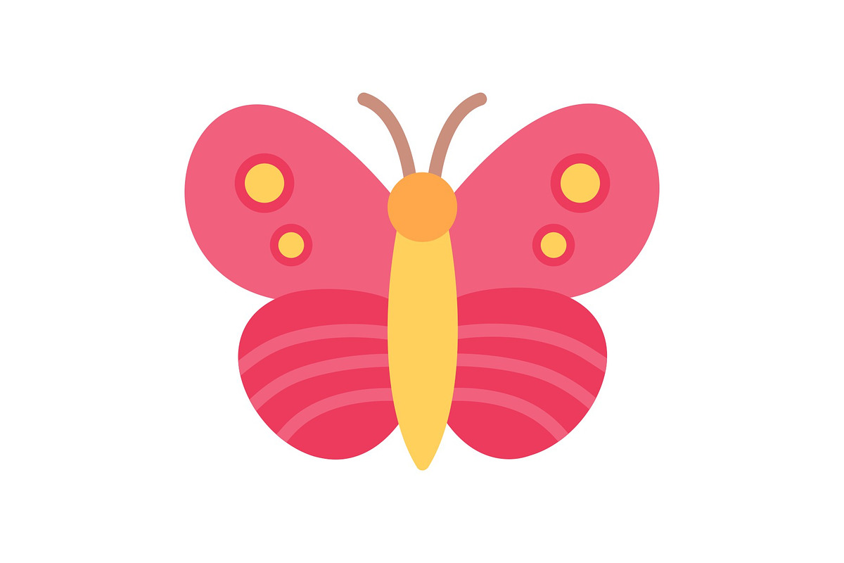 Butterfly Flat Icon, a Duotone Icon by Pexelpy (Photo 1 of 2)