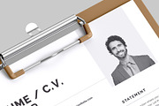 Resume - Curriculum Vitae Mockup, an Advertising Mockup by Illusiongraphic (Thumbnail 16 of 22)