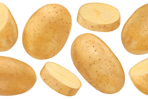 Potato isolated on white background, a Food & Drink Photo by Max Lashcheuski