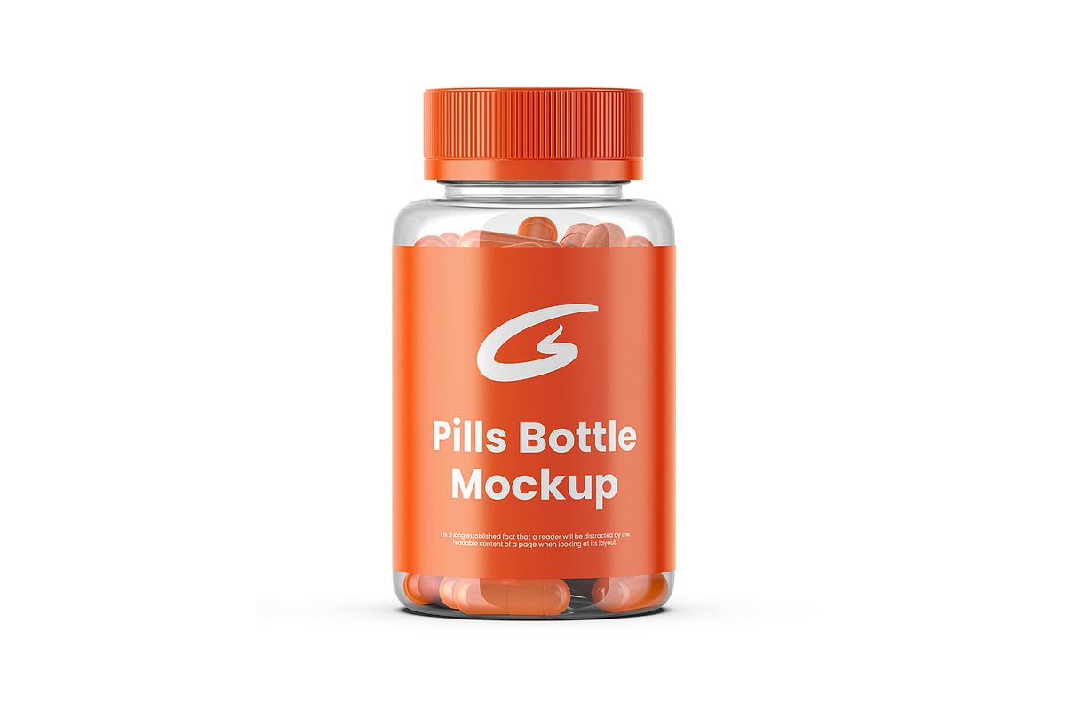 Pills Bottle Mockup, a Product Mockup by GraphicsPixel (Photo 3 of 3)