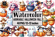 Adorable Halloween Fall, an Illustration by Design Market (Thumbnail 1 of 3)