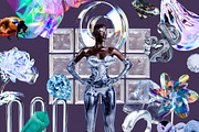 3D Glass & Chrome Collage Pack, an Object Graphic by Anzhelika (Thumbnail 3 of 10)