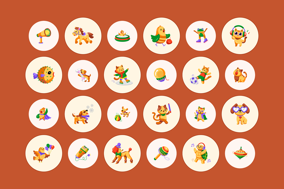 Pet Icon Art Set, a Duotone Icon by Vectors Market (Photo 5 of 12)