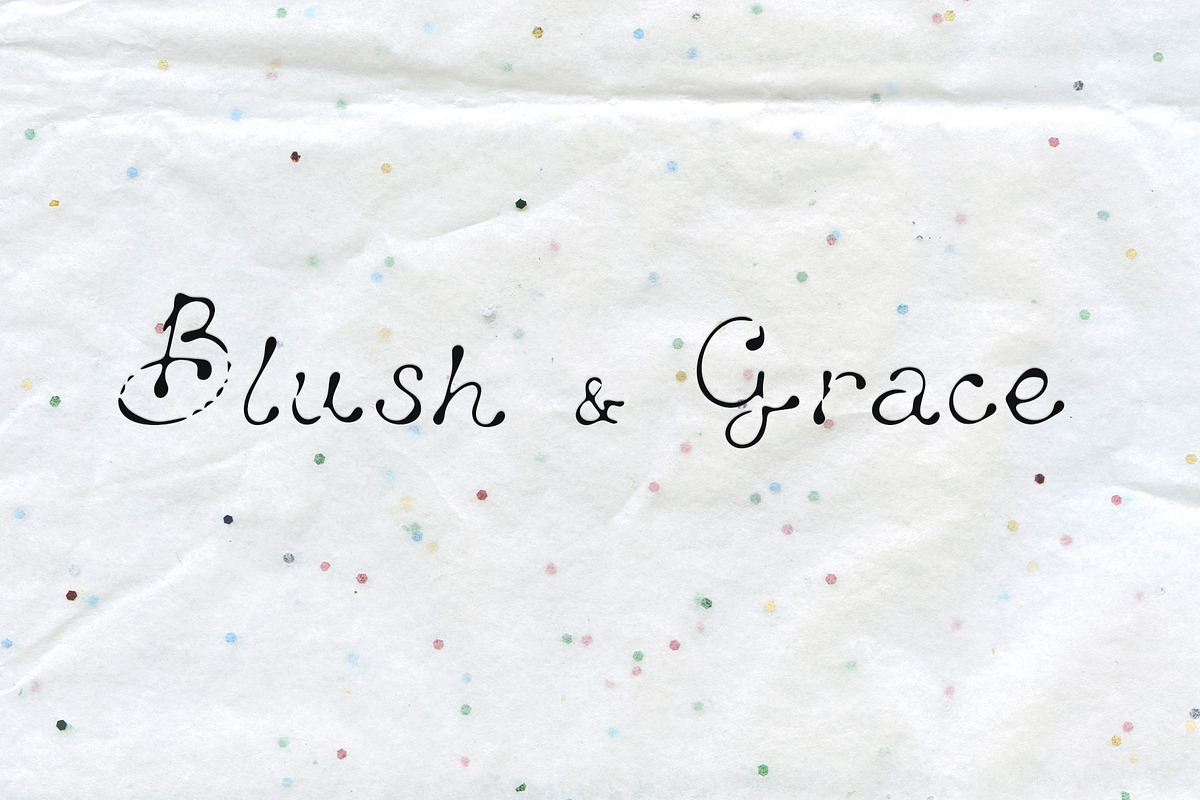 Ballet Ribbon: Handwritten Font, a Handwritten Font by Mneme (Photo 9 of 9)