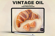 VINTAGE OIL. Procreate brushes, a Brush Add-On by Spark Studio Brushes (Thumbnail 1 of 7)