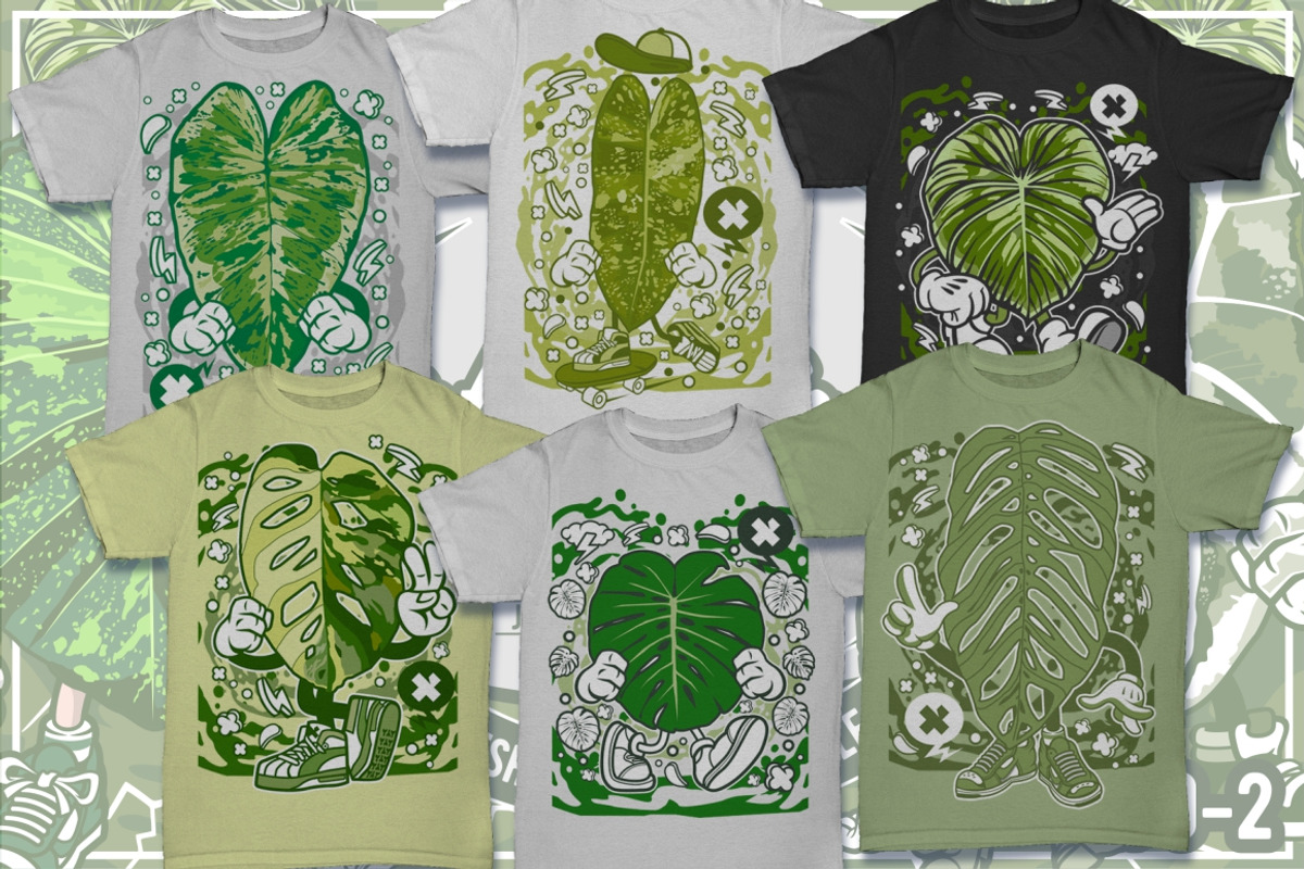 100 Cartoon Tshirt Designs Bundle #9, an Illustration by roach_graphic (Photo 15 of 17)