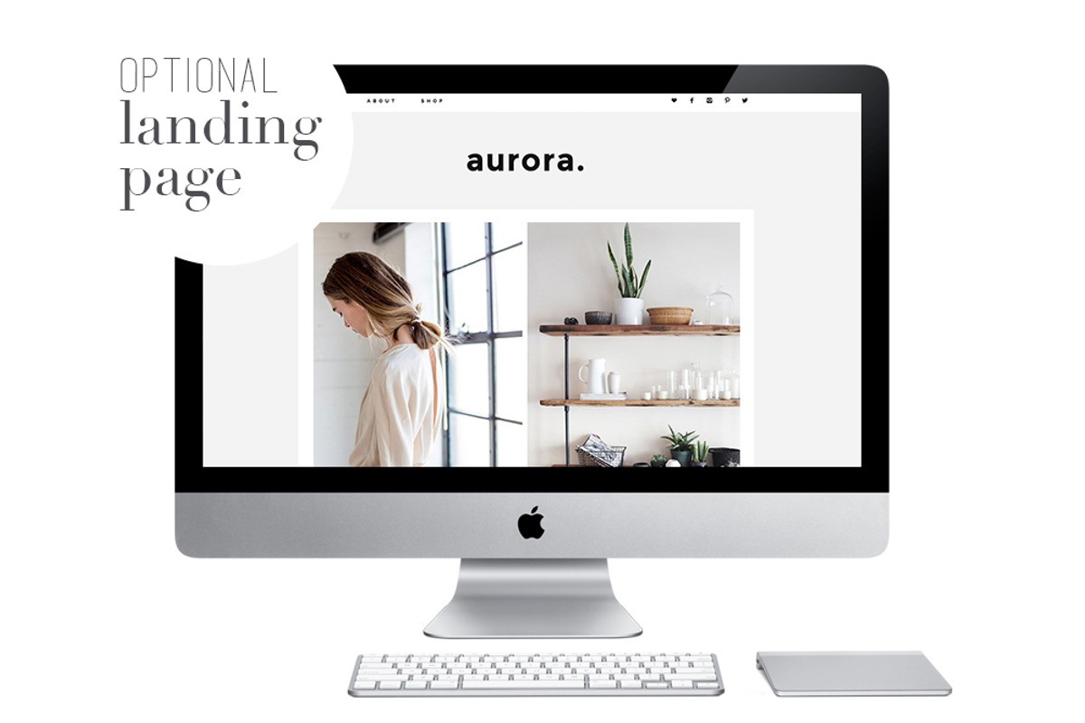 Responsive WP Theme - Aurora, a WordPress Template by Light Morango (Photo 4 of 4)