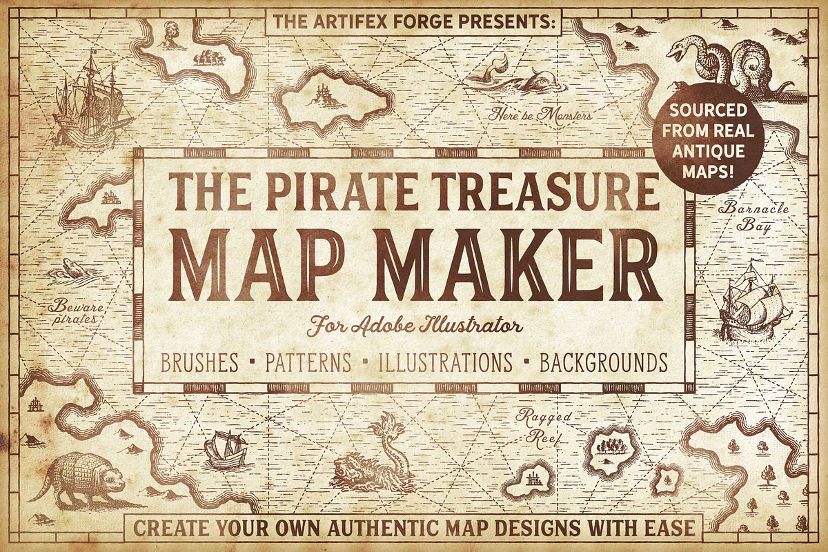 The Vintage Nautical Map Maker