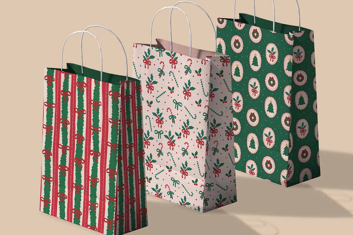 Cozy Traditional Christmas Pattern, a Pattern Graphic by CreativeChristiana (Photo 6 of 12)