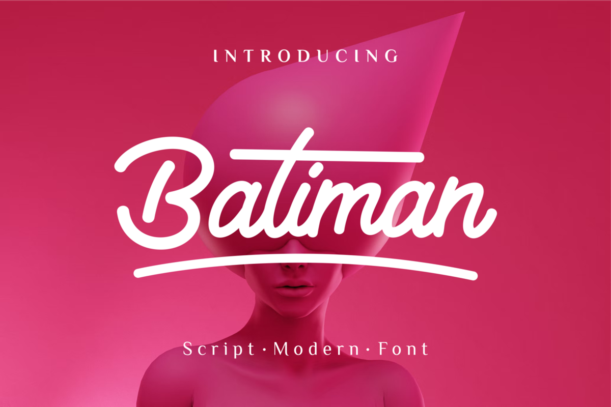 Batiman, a Handwritten Font by albert_kalingga (Photo 1 of 4)