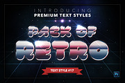 Retro #1 - 20 Text Styles, a Layer Style Add-On by Jonas Stensgaard (Thumbnail 18 of 23)