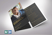 Gold Luxury Trifold Funeral Program, a Brochure Template by Godserv Designs (Thumbnail 1 of 11)
