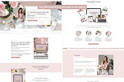 Blush Systeme.io Funnel Template, a Landing Page Template by Hayley's Digital Hub (Thumbnail 4 of 10)