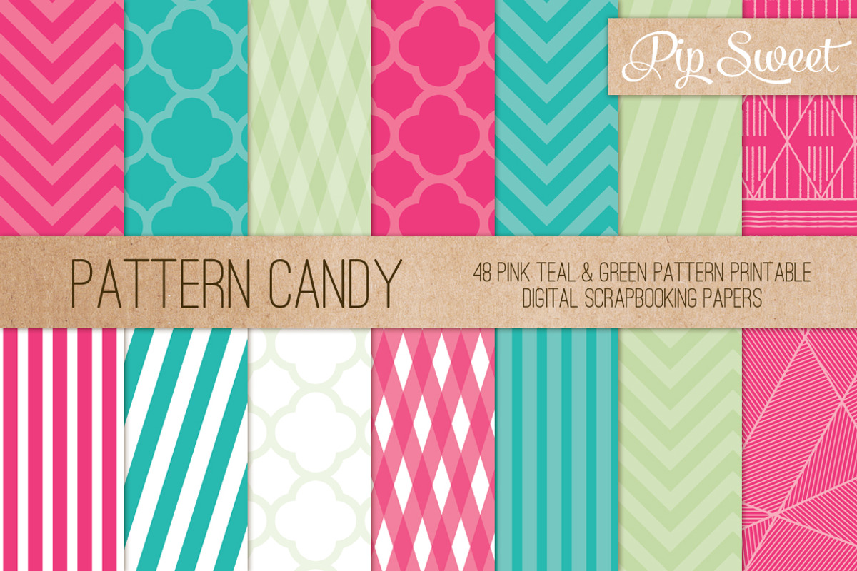 Candy Colour 48 Pattern Set