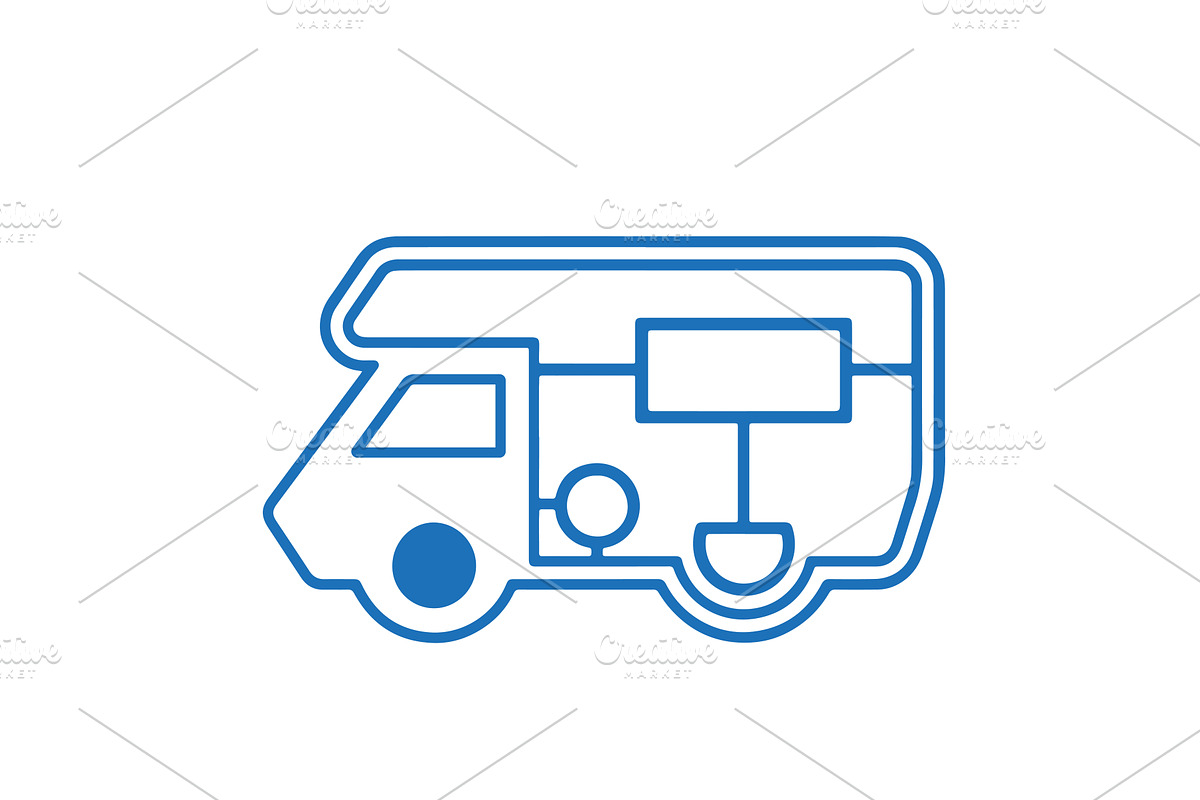 Blue Vector Icon sticker of the, an Icon by Illustrations&photos