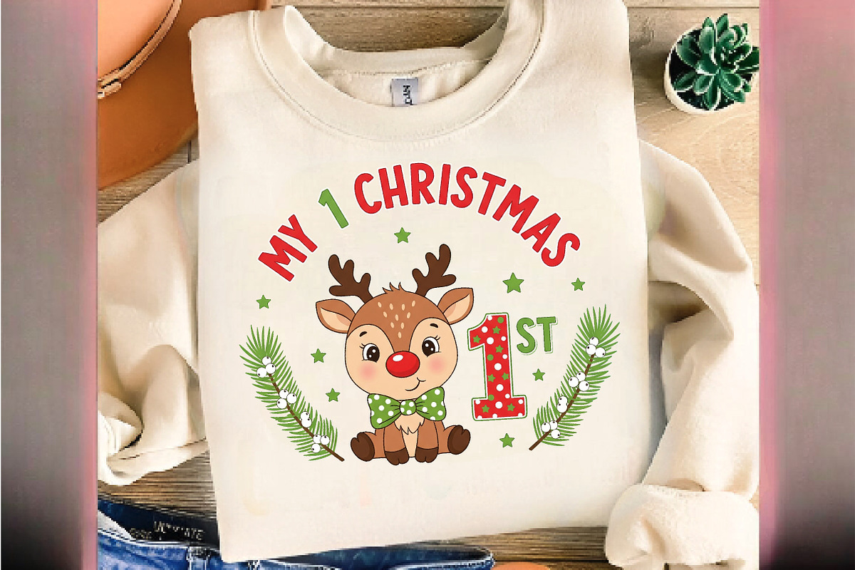 My 1st Christmas PNG, an Illustration by DreamArtGraphic (Photo 3 of 5)