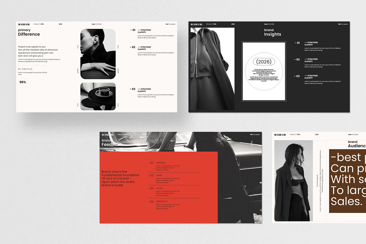 Brand Strategy Presentation Template, a Presentation Template by Aura Agency (Photo 2 of 9)
