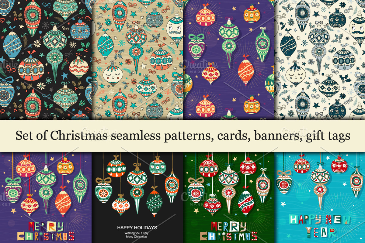 Christmas Hand Drawn Set, a Decorative Illustration by Dasha_D (Photo 5 of 5)