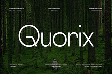 Quorix - Modern Display Font