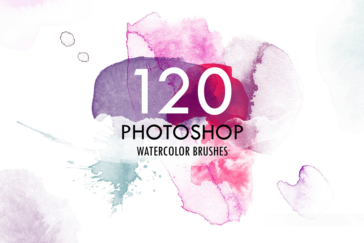 120 Watercolor PS Brushes, a Brush Add-On by Struvictory.art (Photo 1 of 8)