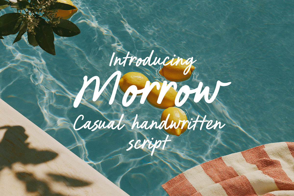 Morrow Handwritten Script Font, a Script Font by kavoon (Photo 5 of 10)