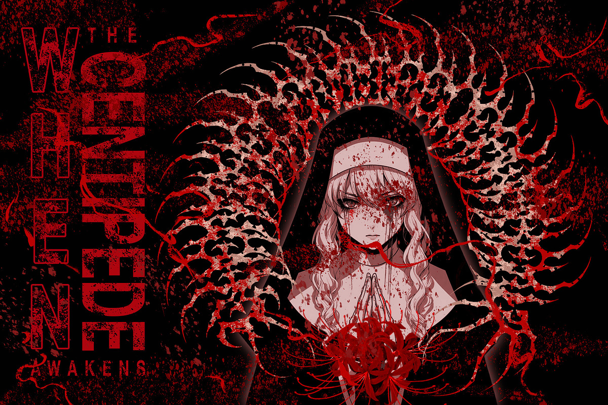 Guardian Centipede-Black Metal Font, a Blackletter Font by Madhaline Studio (Photo 8 of 13)