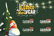 Chorun - Christmas Display Font, a Sans Serif Font by productype1 (Thumbnail 3 of 10)