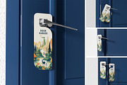Door Hanger Mockup, a Household Mockup by xavier_studio (Thumbnail 1 of 5)