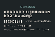 Koondim – Retro Condensed Font, a Sans Serif Font by twinstd (Thumbnail 10 of 12)
