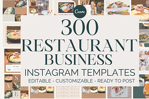 Restaurant Instagram Templates