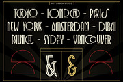 Decola Art Deco Typeface, a Serif Font by alit design (Thumbnail 14 of 15)